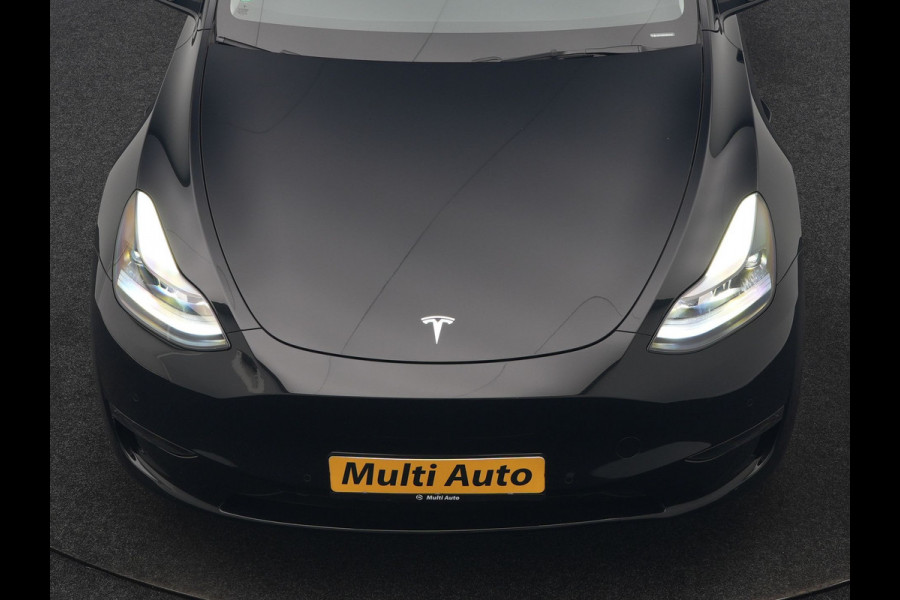 Tesla Model Y Long Range AWD 75 kWh 441pk | Full Self-Driving Capability | Panodak | Adaptive Cruise | 360 Camera | Lederen Sportstoelen Memory & Verwarmd | Navigatie |
