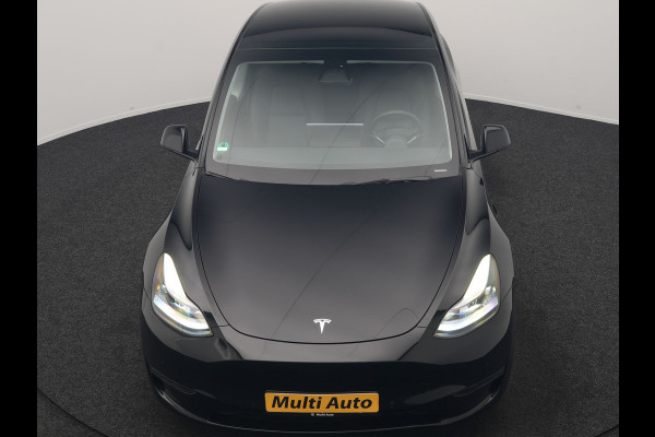 Tesla Model Y Long Range AWD 75 kWh 441pk | Full Self-Driving Capability | Panodak | Adaptive Cruise | 360 Camera | Lederen Sportstoelen Memory & Verwarmd | Navigatie |
