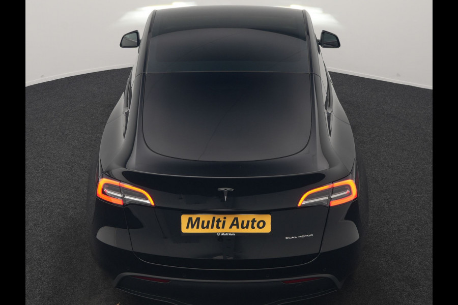 Tesla Model Y Long Range AWD 75 kWh 441pk | Full Self-Driving Capability | Panodak | Adaptive Cruise | 360 Camera | Lederen Sportstoelen Memory & Verwarmd | Navigatie |