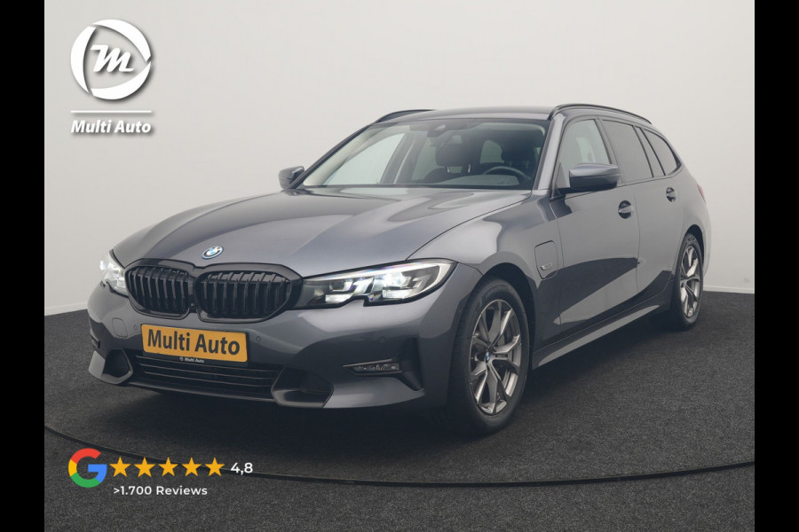 BMW 3 Serie Touring 330e Sportline PHEV 293pk Dealer O.H | Trekhaak Af Fabriek | Camera | Cruise Control | Lederen Sportstoelen Verwarmd | Apple Carplay | Virtual | Navigatie | Sfeerverlichting | DAB | 17"L.M |
