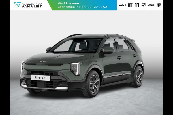 Kia Niro 1.6 GDi Hybrid DynamicPlusLine | Actieprijs* | Navi. | Clima. | Adapt. Crusie. | Dodehoekassistentie | Panodak | Stoel&Stuur Verwarming | Parkeersensoren