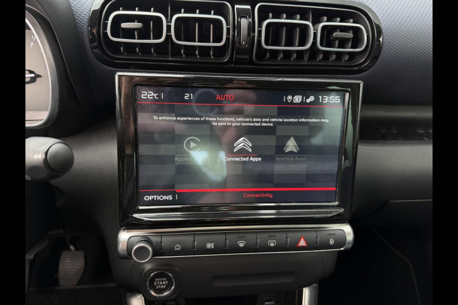 Citroën C3 Aircross 1.2 PureTech Shine Ripcurl 17"/Trekhaak/Stoelverwarming/Head-up/Camera/Apple Carplay & Android Auto