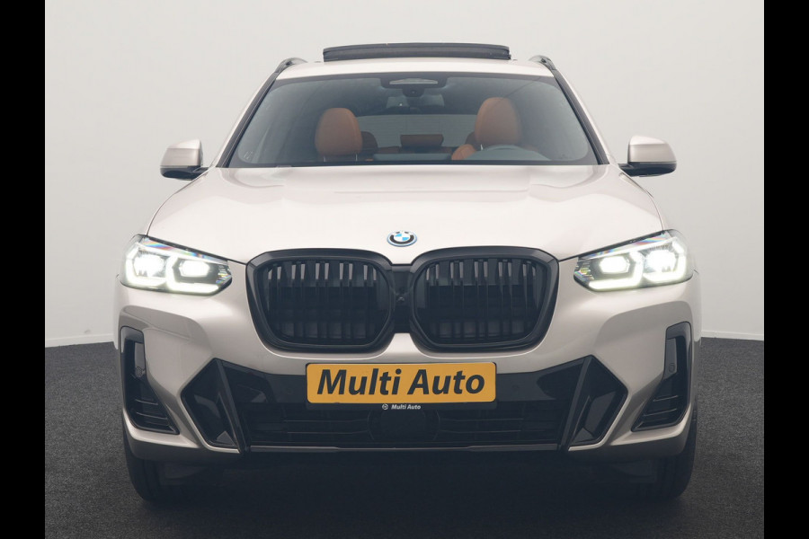 BMW iX3 M Sport 80 kWh 286pk Dealer O.H | Panodak | Adaptive Cruise | Camera | Lederen Sportstoelen Memory & Verwarmd | Sfeerverlichting | Blis | Apple Carplay | Navigatie | DAB | 19"L.M