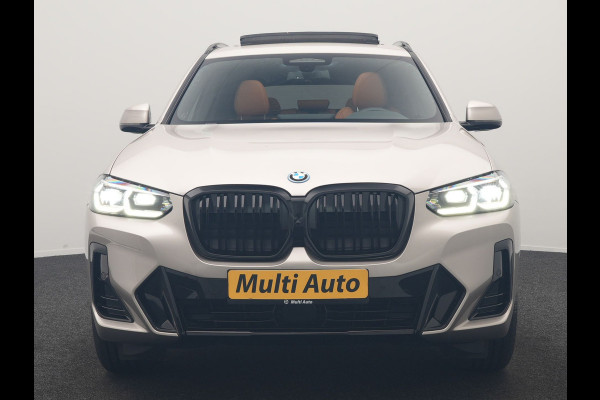 BMW iX3 M Sport 80 kWh 286pk Dealer O.H | Panodak | Adaptive Cruise | Camera | Lederen Sportstoelen Memory & Verwarmd | Sfeerverlichting | Blis | Apple Carplay | Navigatie | DAB | 19"L.M