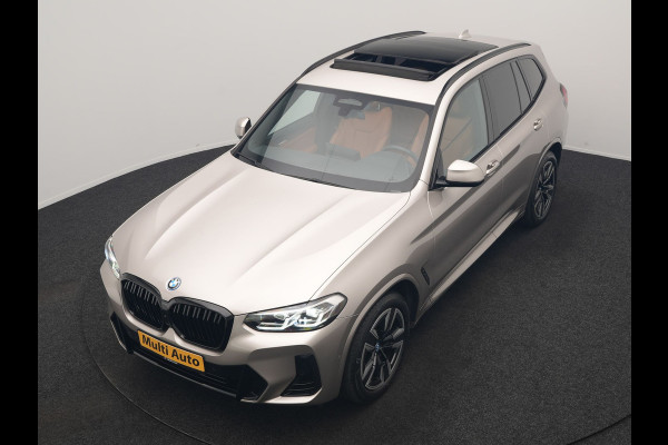 BMW iX3 M Sport 80 kWh 286pk Dealer O.H | Panodak | Adaptive Cruise | Camera | Lederen Sportstoelen Memory & Verwarmd | Sfeerverlichting | Blis | Apple Carplay | Navigatie | DAB | 19"L.M
