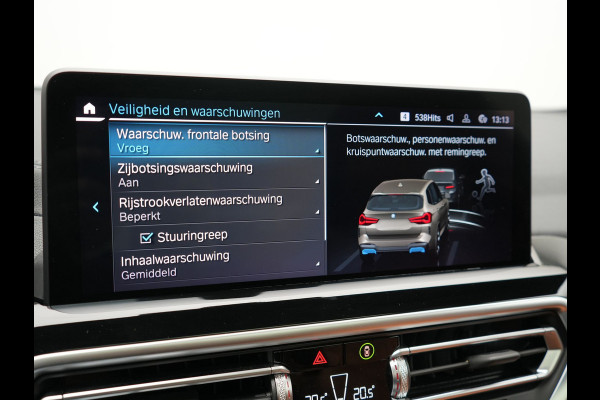 BMW iX3 M Sport 80 kWh 286pk Dealer O.H | Panodak | Adaptive Cruise | Camera | Lederen Sportstoelen Memory & Verwarmd | Sfeerverlichting | Blis | Apple Carplay | Navigatie | DAB | 19"L.M