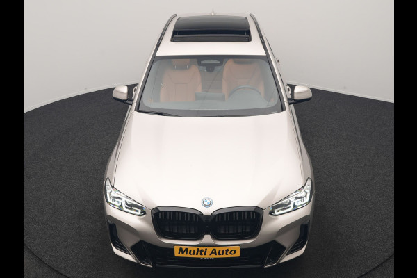 BMW iX3 M Sport 80 kWh 286pk Dealer O.H | Panodak | Adaptive Cruise | Camera | Lederen Sportstoelen Memory & Verwarmd | Sfeerverlichting | Blis | Apple Carplay | Navigatie | DAB | 19"L.M