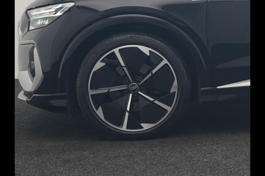 Audi Q4 Sportback e-tron 35 S Line 55 kWh 170pk Dealer O.H. | Panodak | Adaptive Cruise | Camera | Matrix LED | Lederen Comfortstoelen Verwarmd | Virtual Cockpit | Lane Assist | DAB | 21"L.M |