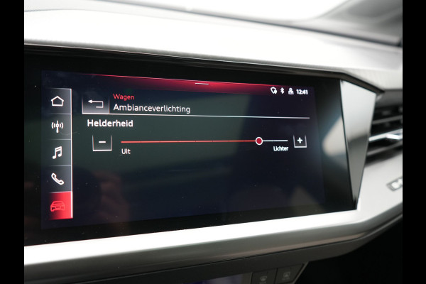 Audi Q4 Sportback e-tron 35 S Line 55 kWh 170pk Dealer O.H. | Panodak | Adaptive Cruise | Camera | Matrix LED | Lederen Comfortstoelen Verwarmd | Virtual Cockpit | Lane Assist | DAB | 21"L.M |