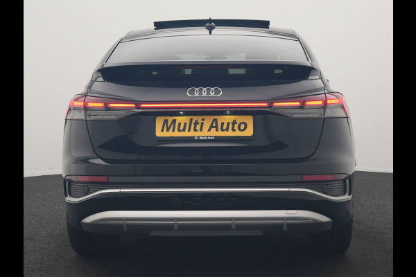 Audi Q4 Sportback e-tron 35 S Line 55 kWh 170pk Dealer O.H. | Panodak | Adaptive Cruise | Camera | Matrix LED | Lederen Comfortstoelen Verwarmd | Virtual Cockpit | Lane Assist | DAB | 21"L.M |