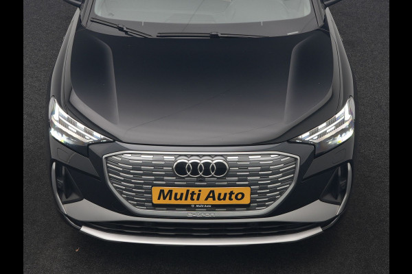 Audi Q4 Sportback e-tron 35 S Line 55 kWh 170pk Dealer O.H. | Panodak | Adaptive Cruise | Camera | Matrix LED | Lederen Comfortstoelen Verwarmd | Virtual Cockpit | Lane Assist | DAB | 21"L.M |