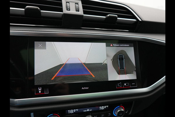 Audi Q3 45 TFSI e Advanced edition PHEV 245pk Dealer O.H | Panodak | 360 Camera | Blis | Voorstoelen Verwarmd | Sfeerverlichting | Cruise Control | DAB | Navigatie | Virtual | 17"L.M | Plug In Hybrid