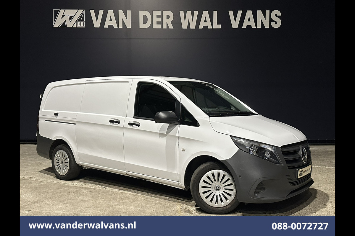 Mercedes-Benz Vito 116 CDI 164pk L2H1 Euro6 Airco | Camera | Navigatie | Cruisecontrol | Stoelverwarming Parkeersensoren, Bijrijdersbank