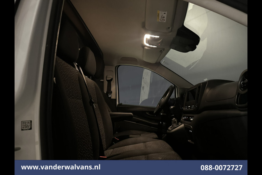Mercedes-Benz Vito 116 CDI 164pk L2H1 Euro6 Airco | Camera | Navigatie | Cruisecontrol | Stoelverwarming Parkeersensoren, Bijrijdersbank