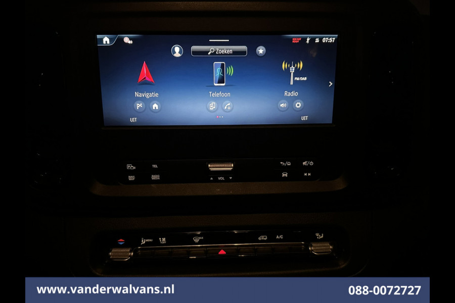Mercedes-Benz Vito 116 CDI 164pk L2H1 Euro6 Airco | Camera | Navigatie | Cruisecontrol | Stoelverwarming Parkeersensoren, Bijrijdersbank