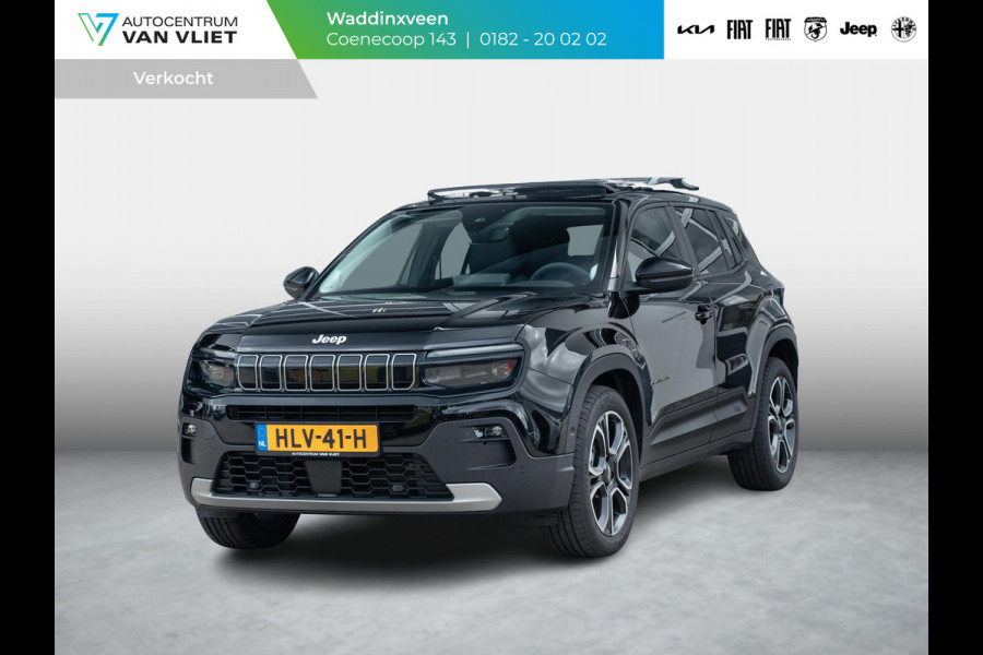 Jeep Avenger Summit 54 kWh | Infotainment&Conv. Pack | Leder&Winterpack | Schuif/Kanteldak | Warmtepomp
