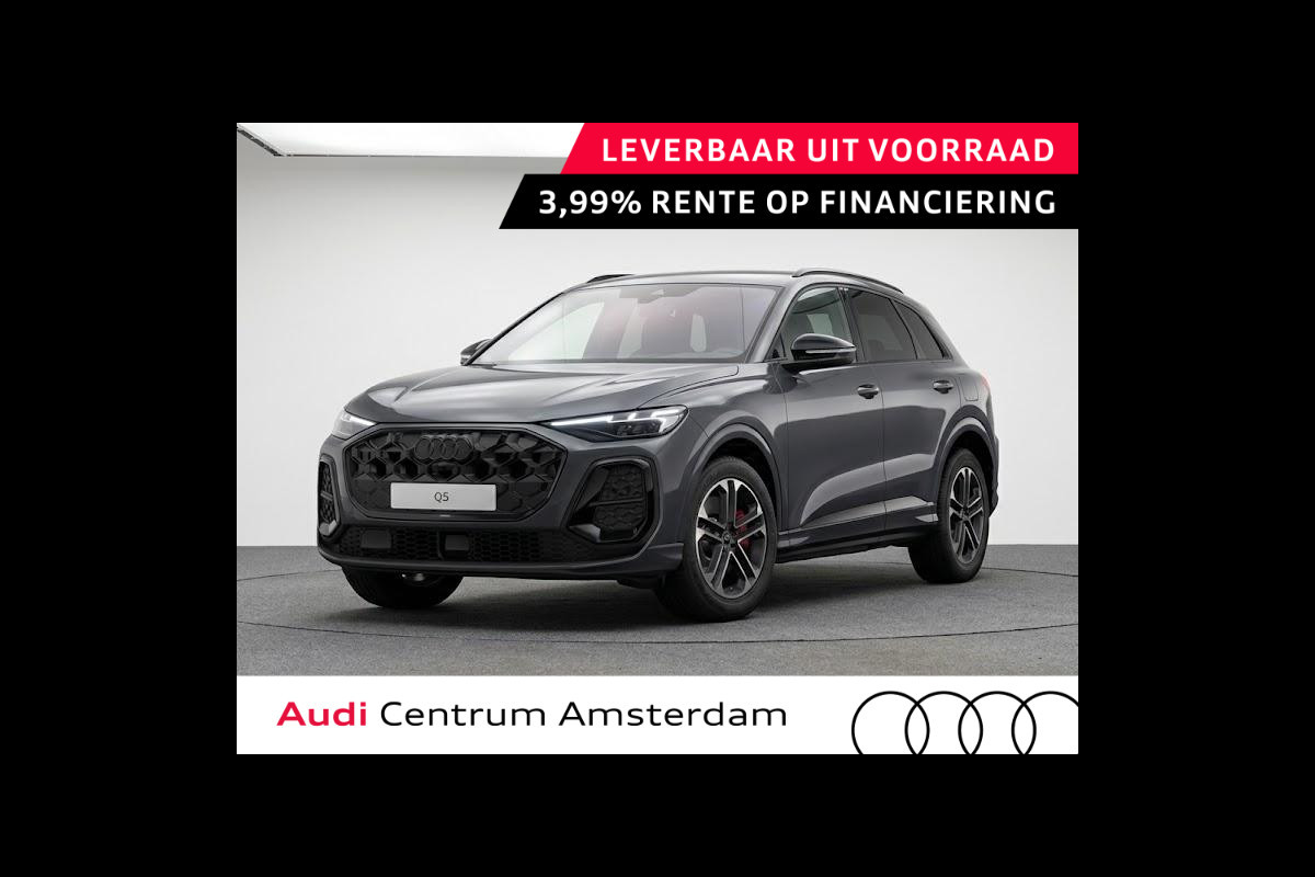Audi Q5 S edition Competition e-hybrid 367 PK | Panorama-glasdak | MMI experience plus met B&O | Trekhaak, elektr. wegklapbaar | MMI bijrijdersdisplay |
