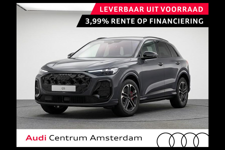 Audi Q5 S edition Competition e-hybrid 367 PK | Panorama-glasdak | MMI experience plus met B&O | Trekhaak, elektr. wegklapbaar | MMI bijrijdersdisplay |