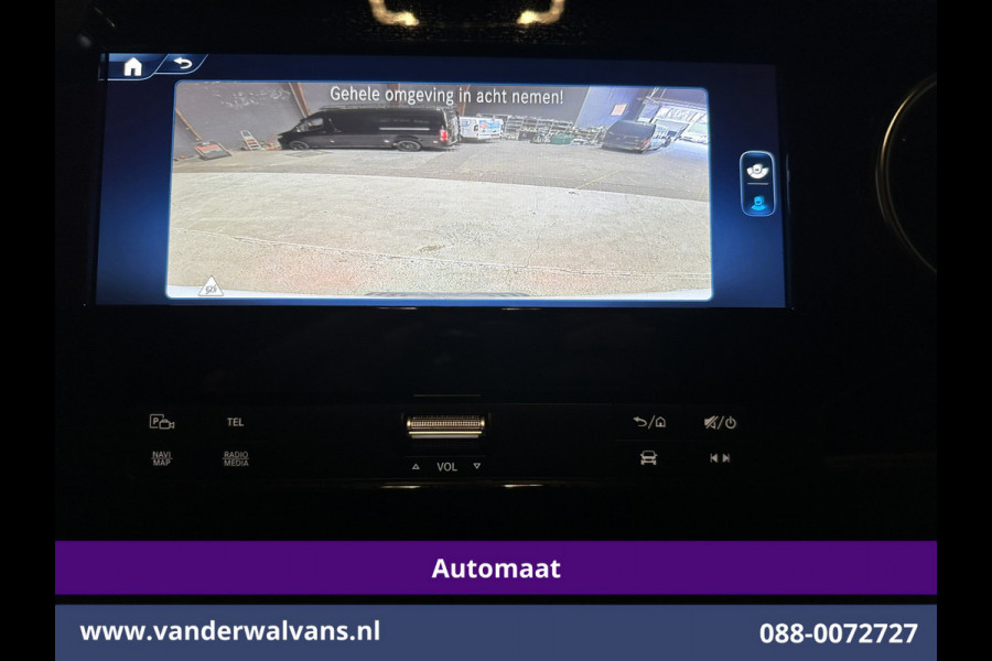Mercedes-Benz Sprinter 317 CDI 170pk 9G-Tronic Automaat L2H2 Euro6 Airco | Camera | Navigatie | Cruisecontrol Chauffeursstoel, Stoelverwarming, 270 Graden Achterdeuren,  Bijrijdersbank