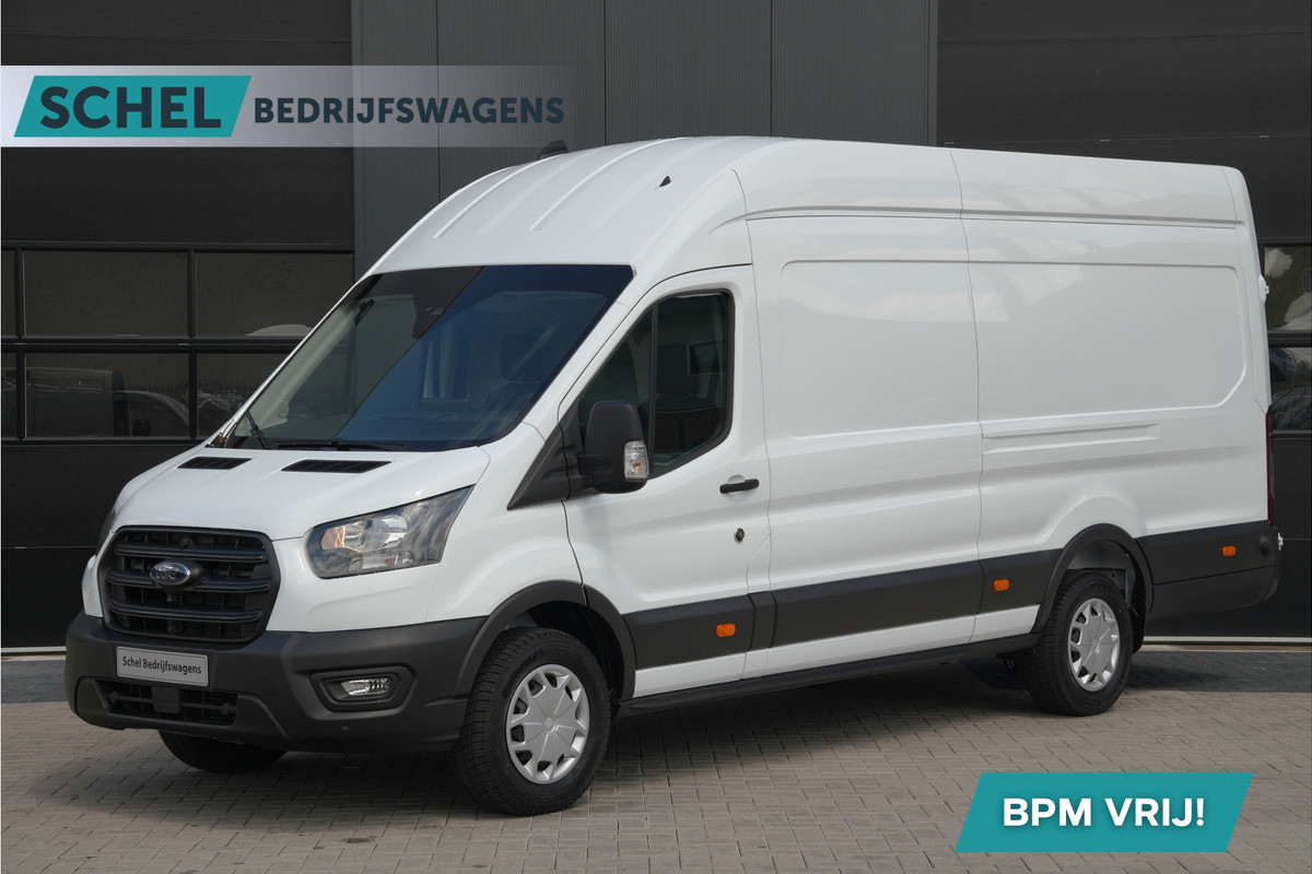 Ford Transit 350 2.0 TDCI L4H3 Trend RWD 130pk - Navi - PDC - Stoelverwarming - Elektr. bestuurdersstoel - Rijklaar