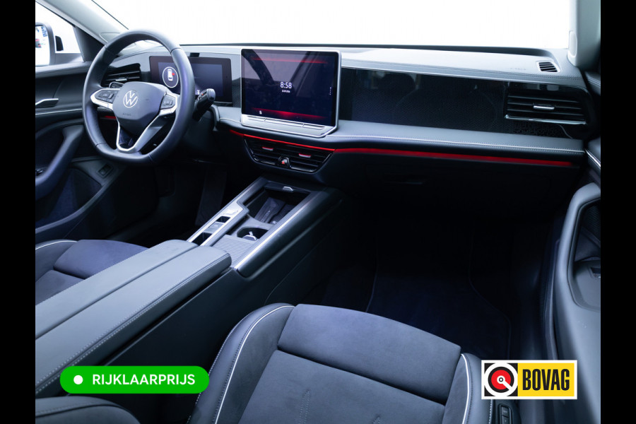 Volkswagen Passat Variant 1.5 eHybrid Business Comfort Elec. Trekhaak| Led | Ergo Active Stoelen met geheugen | Stoelverw. | Adap onderstel | Adap Stuurverw, Navigaie, App. connect, Sfeerverlichting Rijklaarprijs!