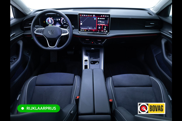 Volkswagen Passat Variant 1.5 eHybrid Business Comfort Elec. Trekhaak| Led | Ergo Active Stoelen met geheugen | Stoelverw. | Adap onderstel | Adap Stuurverw, Navigaie, App. connect, Sfeerverlichting Rijklaarprijs!