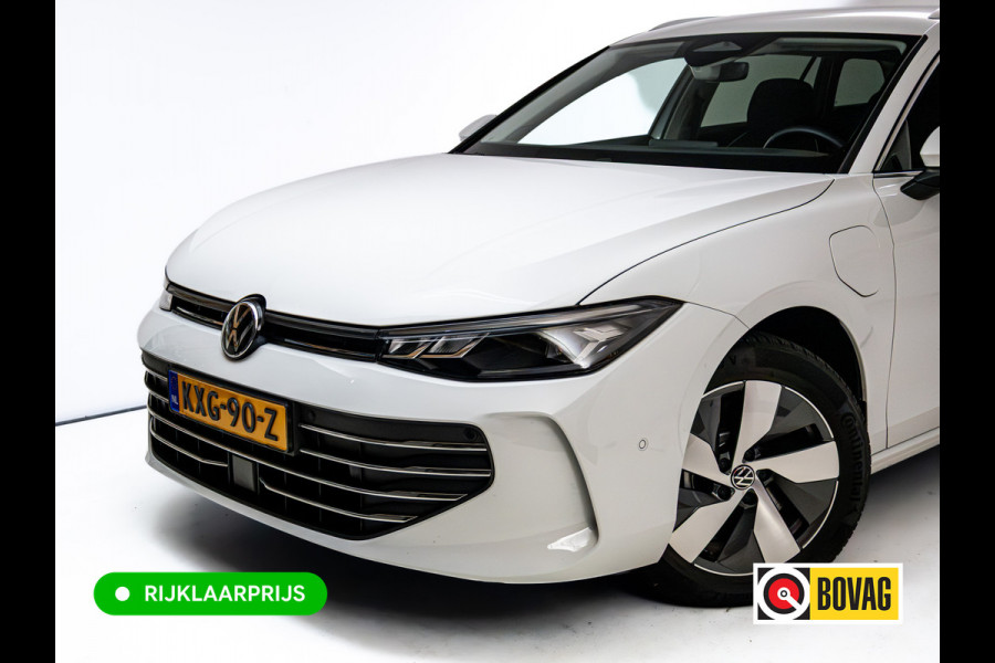 Volkswagen Passat Variant 1.5 eHybrid Business Comfort Elec. Trekhaak| Led | Ergo Active Stoelen met geheugen | Stoelverw. | Adap onderstel | Adap Stuurverw, Navigaie, App. connect, Sfeerverlichting Rijklaarprijs!