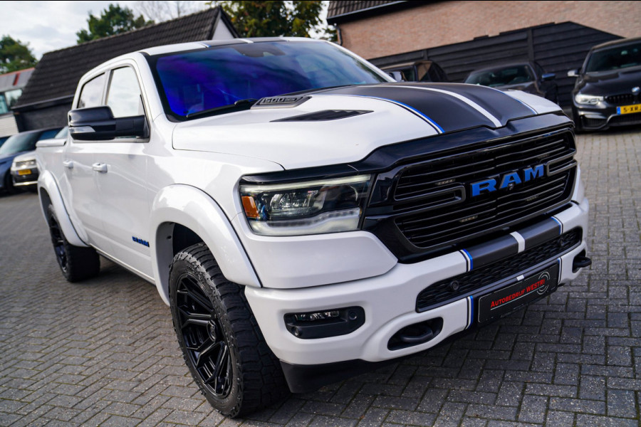Dodge Ram 1500 5.7 V8 4x4 Crew Cab Longhorn Laramie | Stoelkoeling/verwarming | Panorama | Luchtvering | 360cam | Treeplank | LPG