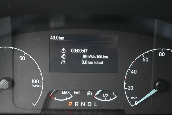 Ford e-Transit 68kWh 390L Trend Bakwagen met Dhollandia laadklep Navigatie met camera, Zijdeur