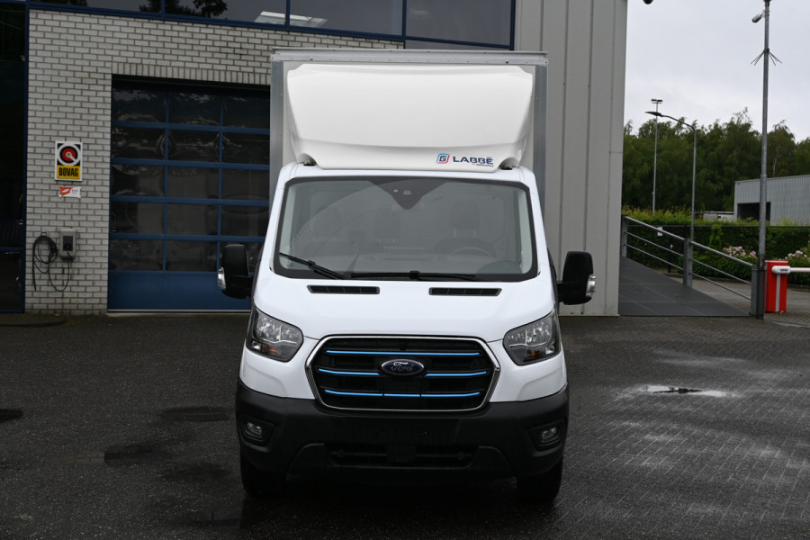 Ford e-Transit 68kWh 390L Trend Bakwagen met Dhollandia laadklep Navigatie met camera, Zijdeur