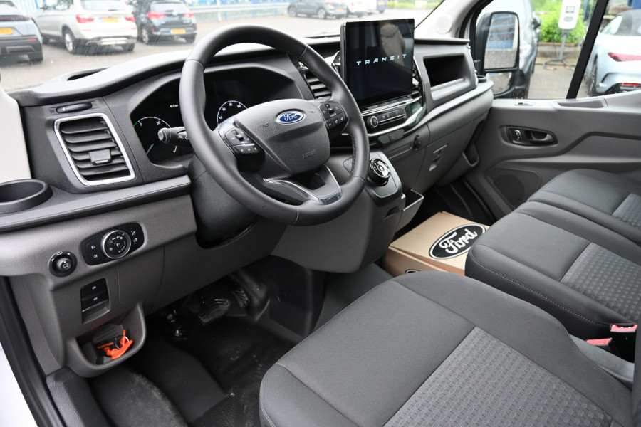Ford e-Transit 68kWh 390L Trend Bakwagen met Dhollandia laadklep Navigatie met camera, Zijdeur