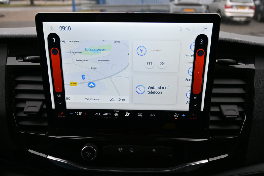 Ford e-Transit 68kWh 390L Trend Bakwagen met Dhollandia laadklep Navigatie met camera, Zijdeur