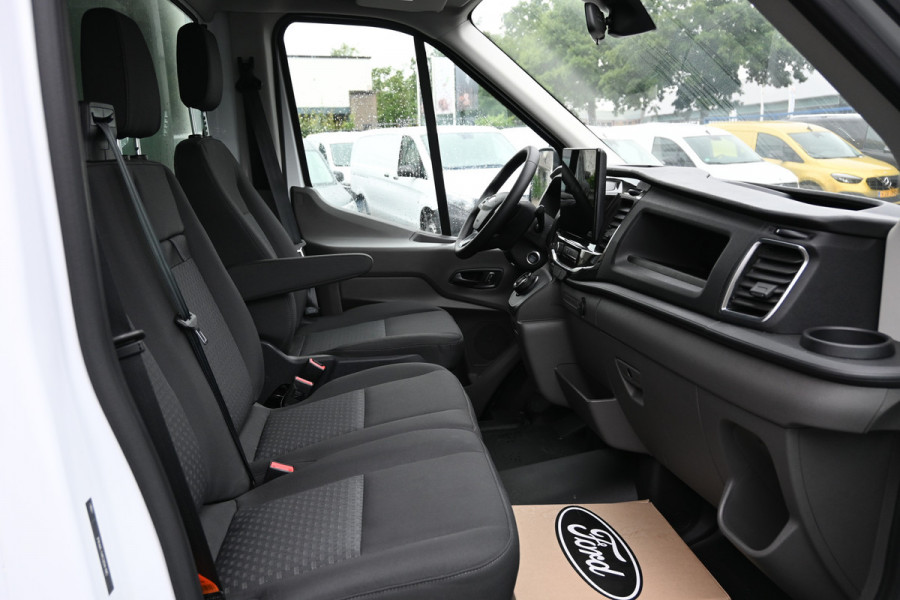 Ford e-Transit 68kWh 390L Trend Bakwagen met Dhollandia laadklep Navigatie met camera, Zijdeur