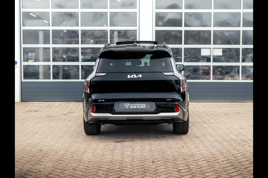 Kia EV9 GT-Line AWD 99.8 kWh | Actieprijs* | Navi. | Clima. | Dodehoekcamera | Intelligente Parkeerassistentie | Massagefunctie | GT-Line Vegan Lederen Stoelbekleding | Premium Sound System | Zonnedak met Schuif-/Kantelfunctie