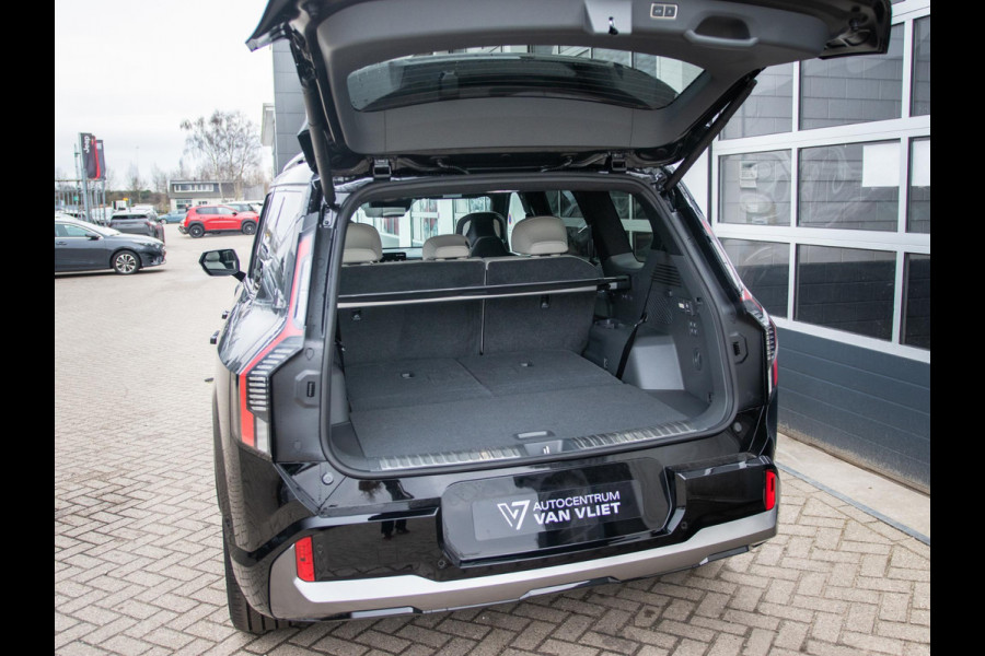 Kia EV9 GT-Line AWD 99.8 kWh | Actieprijs* | Navi. | Clima. | Dodehoekcamera | Intelligente Parkeerassistentie | Massagefunctie | GT-Line Vegan Lederen Stoelbekleding | Premium Sound System | Zonnedak met Schuif-/Kantelfunctie