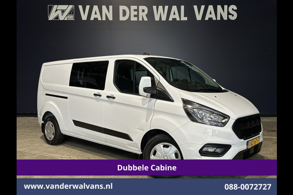 Ford Transit Custom 2.0 TDCI 130pk Automaat L2H1 Euro6 Airco | 5-Zits | Camera | Navigatie | Cruisecontrol | Stoelverwarming Apple Carplay, Trekhaak, Parkeersensoren, Achterklep
