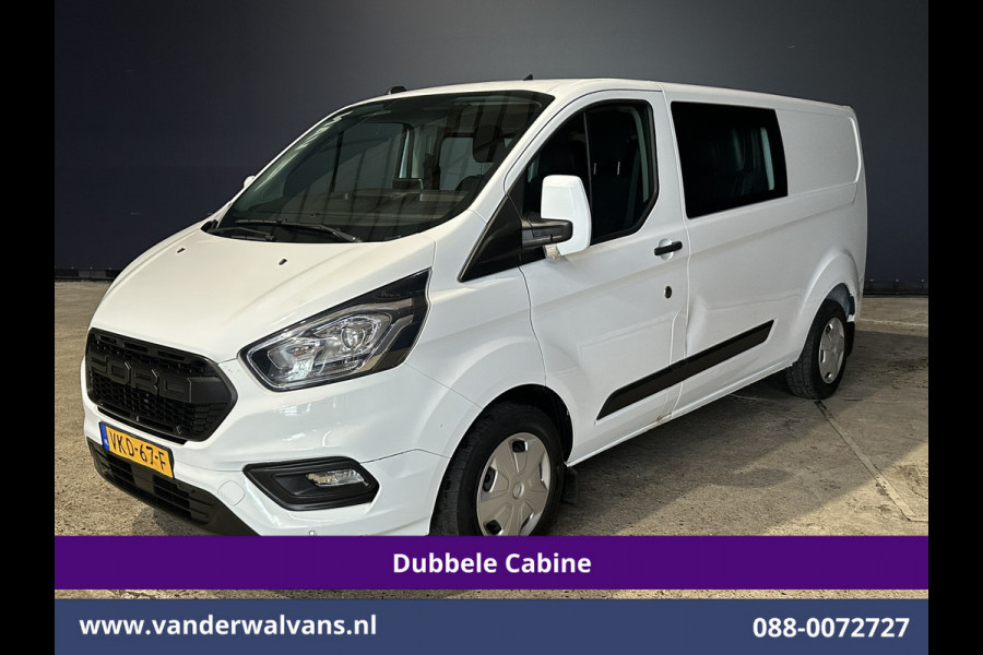 Ford Transit Custom 2.0 TDCI 130pk Automaat L2H1 Euro6 Airco | 5-Zits | Camera | Navigatie | Cruisecontrol | Stoelverwarming Apple Carplay, Trekhaak, Parkeersensoren, Achterklep