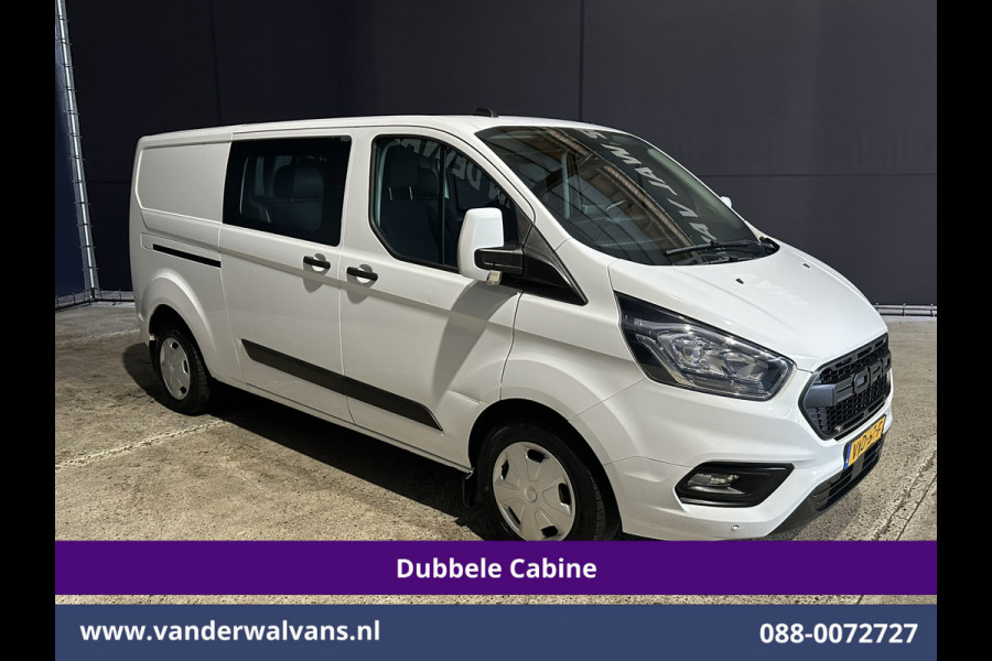 Ford Transit Custom 2.0 TDCI 130pk Automaat L2H1 Euro6 Airco | 5-Zits | Camera | Navigatie | Cruisecontrol | Stoelverwarming Apple Carplay, Trekhaak, Parkeersensoren, Achterklep