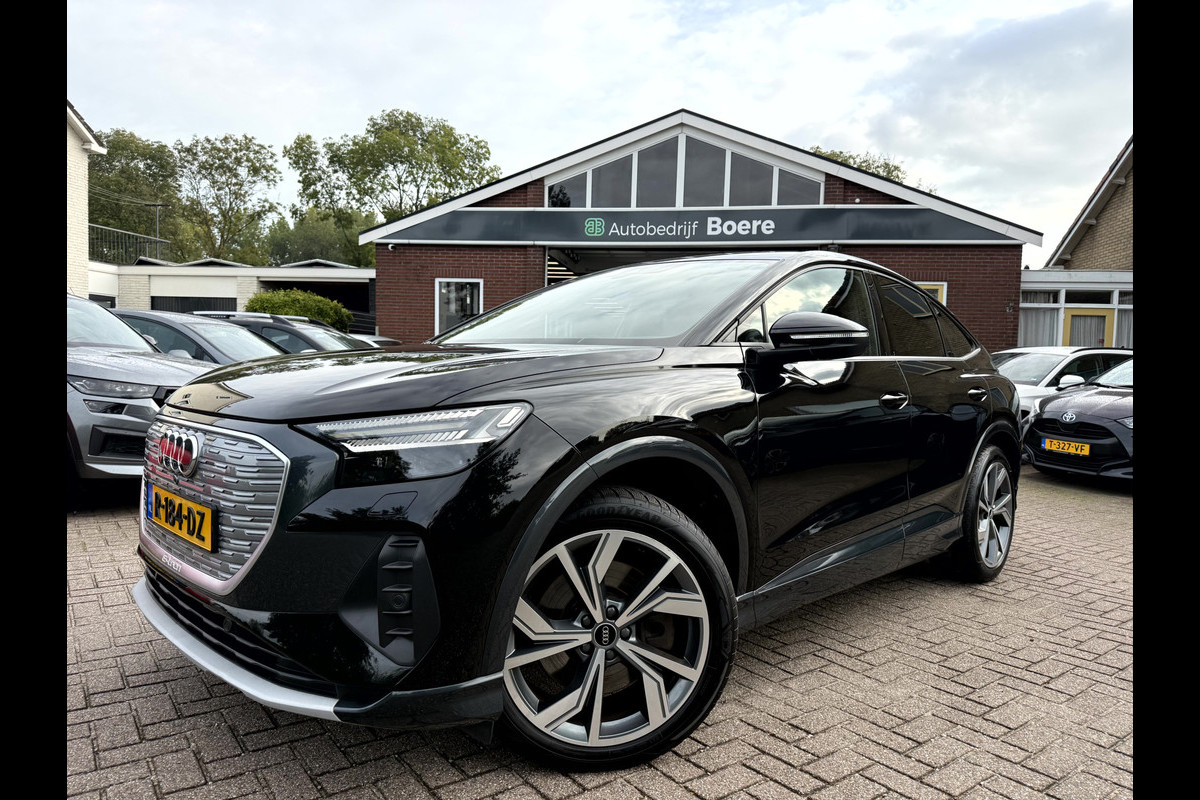 Audi Q4 Sportback e-tron 50 quattro 300pk Advanced edition 77 kWh SOH 91.9%, Camera, 20''Lmv, Trekhaak