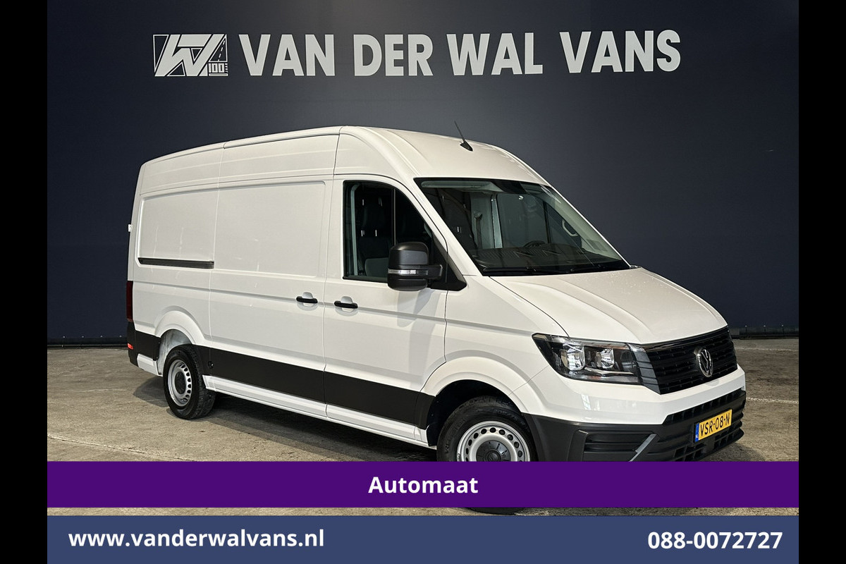 Volkswagen Crafter 2.0 TDI 141pk Automaat L3H3 L2H2 Euro6 Airco | Navigatie | Apple Carplay | 3000kg Trekhaak Android Auto, Cruisecontrol, Bijrijdersbank