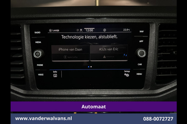 Volkswagen Crafter 2.0 TDI 141pk Automaat L3H3 L2H2 Euro6 Airco | Navigatie | Apple Carplay | 3000kg Trekhaak Android Auto, Cruisecontrol, Bijrijdersbank