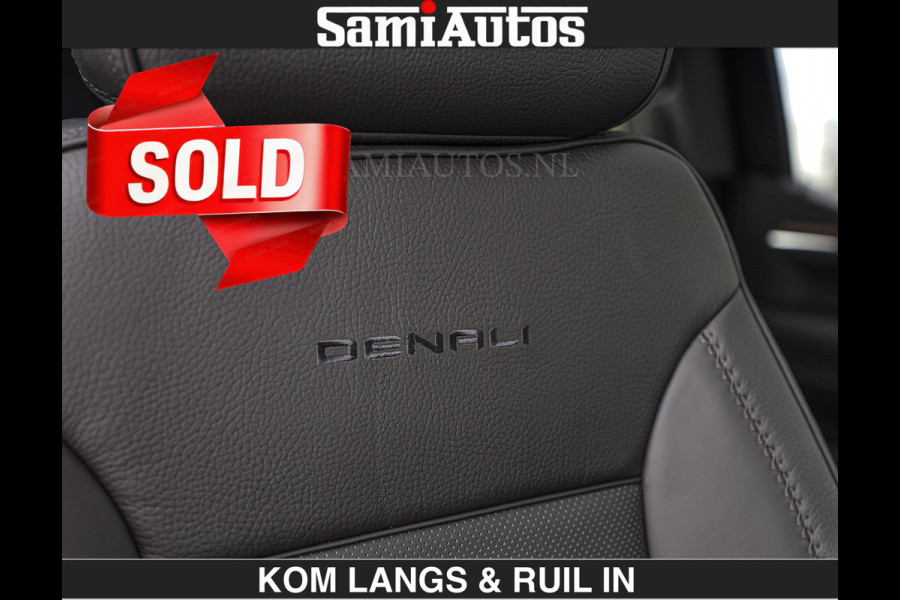 GMC Sierra DENALI | All-In Prijs | 6,2 V8 Full Option €79950,- excl | De Meest Luxe Pick-Up in zijn Klasse | Comfortabele Dubbele Cabine met Royale 5 Zitplaatsen | BPM vrij | Nu Leverbaar uit Voorraad | Voorraad Nr 2232 | De specialist in Amerikaanse pick‑ups in Nederland en Europa.