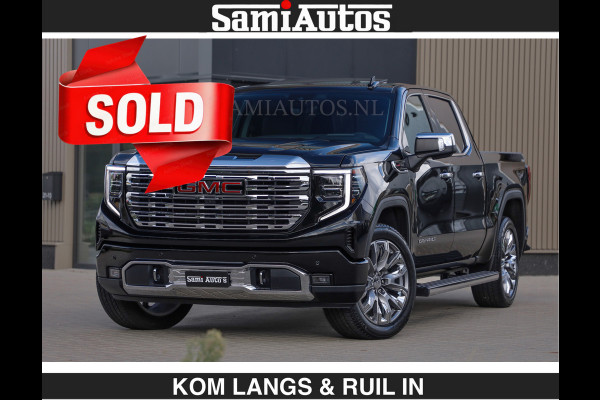 GMC Sierra DENALI | All-In Prijs | 6,2 V8 Full Option €79950,- excl | De Meest Luxe Pick-Up in zijn Klasse | Comfortabele Dubbele Cabine met Royale 5 Zitplaatsen | BPM vrij | Nu Leverbaar uit Voorraad | Voorraad Nr 2232 | De specialist in Amerikaanse pick‑ups in Nederland en Europa.