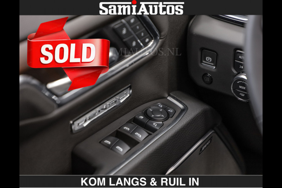 GMC Sierra DENALI | All-In Prijs | 6,2 V8 Full Option €79950,- excl | De Meest Luxe Pick-Up in zijn Klasse | Comfortabele Dubbele Cabine met Royale 5 Zitplaatsen | BPM vrij | Nu Leverbaar uit Voorraad | Voorraad Nr 2232 | De specialist in Amerikaanse pick‑ups in Nederland en Europa.