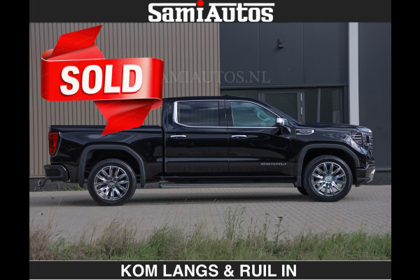 GMC Sierra DENALI | All-In Prijs | 6,2 V8 Full Option €79950,- excl | De Meest Luxe Pick-Up in zijn Klasse | Comfortabele Dubbele Cabine met Royale 5 Zitplaatsen | BPM vrij | Nu Leverbaar uit Voorraad | Voorraad Nr 2232 | De specialist in Amerikaanse pick‑ups in Nederland en Europa.