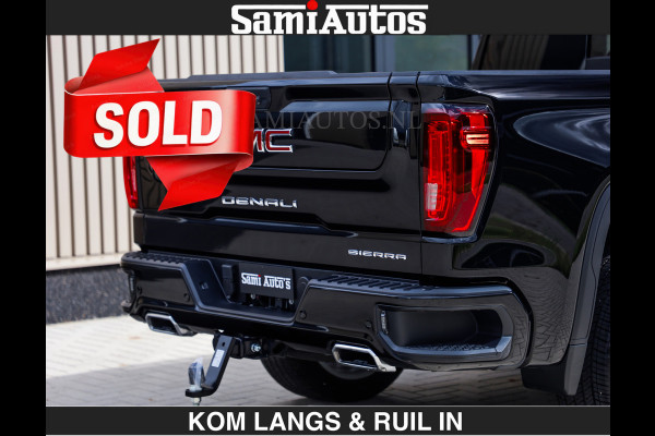 GMC Sierra DENALI | All-In Prijs | 6,2 V8 Full Option €79950,- excl | De Meest Luxe Pick-Up in zijn Klasse | Comfortabele Dubbele Cabine met Royale 5 Zitplaatsen | BPM vrij | Nu Leverbaar uit Voorraad | Voorraad Nr 2232 | De specialist in Amerikaanse pick‑ups in Nederland en Europa.