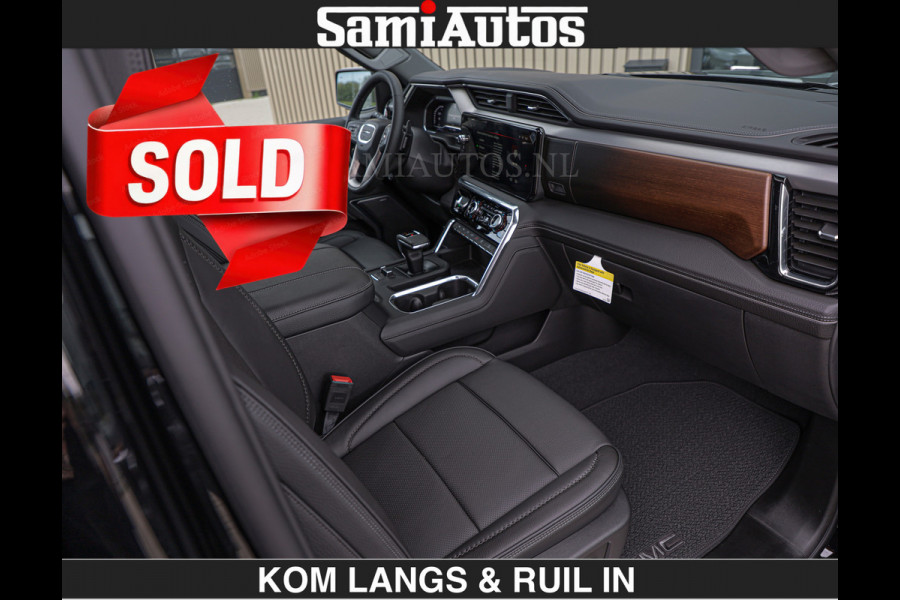GMC Sierra DENALI | All-In Prijs | 6,2 V8 Full Option €79950,- excl | De Meest Luxe Pick-Up in zijn Klasse | Comfortabele Dubbele Cabine met Royale 5 Zitplaatsen | BPM vrij | Nu Leverbaar uit Voorraad | Voorraad Nr 2232 | De specialist in Amerikaanse pick‑ups in Nederland en Europa.