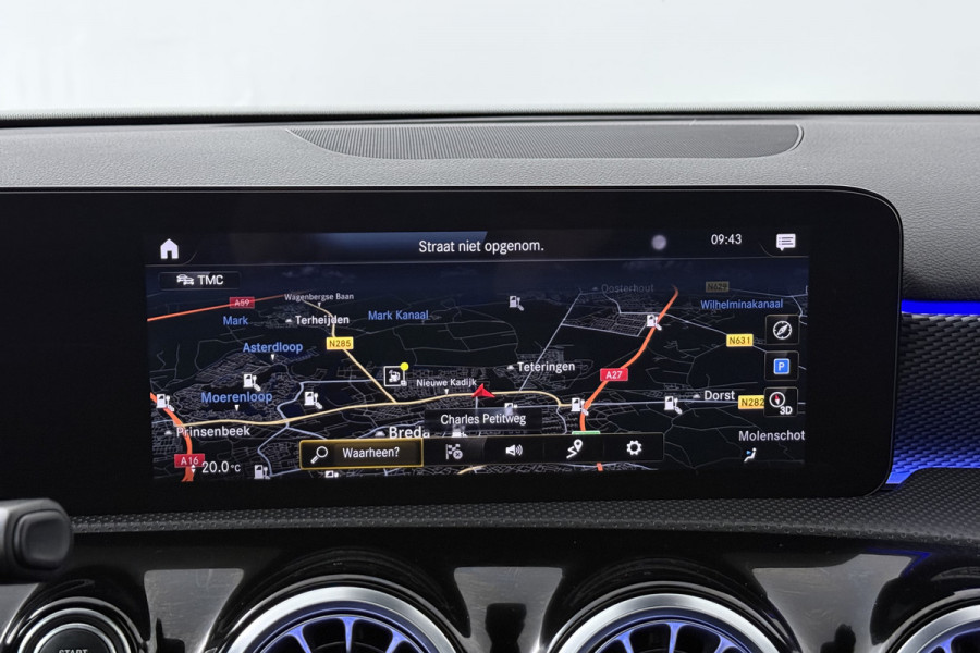 Mercedes-Benz A-Klasse 250 e Business Solution AMG Limited (PANORAMADAK, SFEERVERLICHTING, BURMEISTER, CAMERA, SFEERVERLICHTING, STOELVERWARMING)
