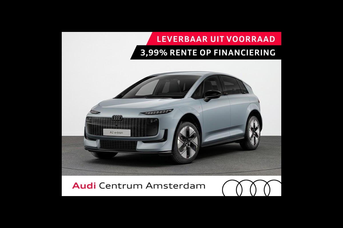 Audi A2 e-tron S edition e-tron 140 kW / 190 PK | Techniekpakket | Trekhaak, elektr. wegklapbaar | Lichtpakket plus met ambient lighting | Opberg en bagagereuimtepakket |