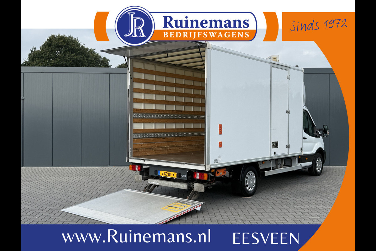 Ford Transit 2.0 TDCI 130 PK AUTOMAAT / BAKWAGEN / DHOLLANDIA LAADKLEP / CAMERA / AIRCO / 3-ZITS / CRUISE / ZIJDEUR